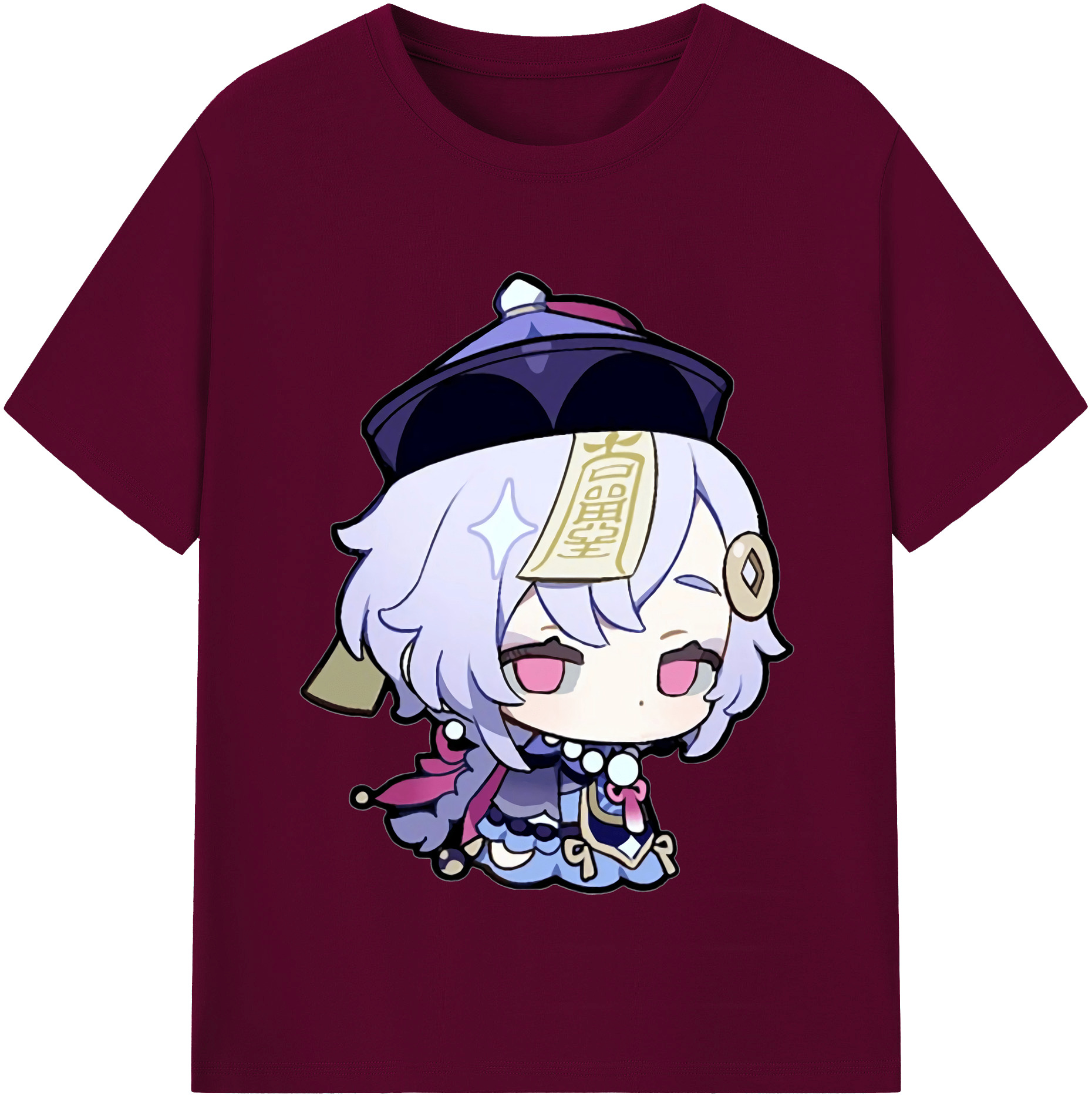げんし神 七七 なな  genshin Nana レディースカジュアルプリントTシャツ（綿100％）